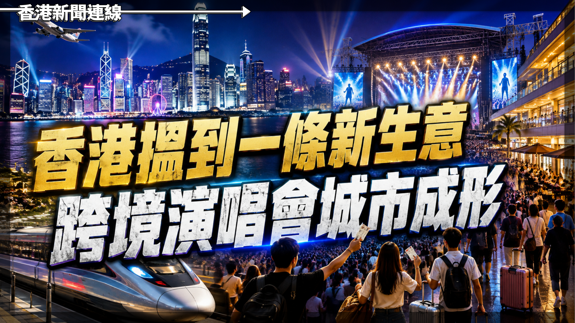 香港搵到一條新生意:跨境演唱會城市成形